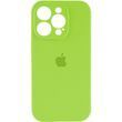 Силіконовий чохол з закритою камерою для iPhone 14 Pro Max Shiny Green 666-00953 фото