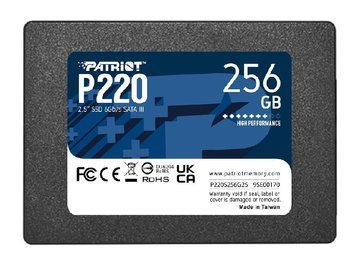Накопитель SSD Patriot P220 256GB 2.5" 7mm SATAIII P220S256G25 фото