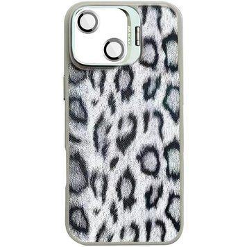 Чехол TPU+PC Wild Leopard with MagSafe and Lens для Apple iPhone 13 / 14 (6.1") Grey 656-08255 фото