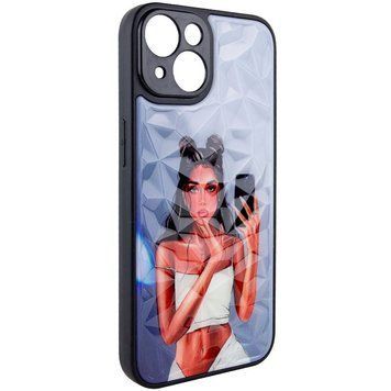 TPU+PC чехол Prisma Ladies для Samsung Galaxy S20 FE Black in White 777-07335 фото