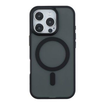 Чехол TPU+PC Goldencis Matte with MagSafe для iPhone 16 Pro Black 214-03414 фото