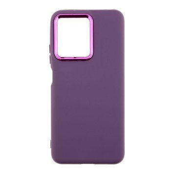 Чехол Silicone Cover Metal frame для Xiaomi Redmi Note 12 4G Elderberry 208-03517 фото