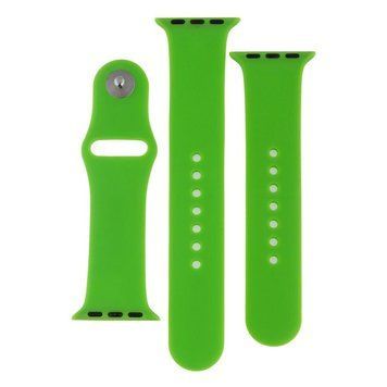 Ремінець для Apple Watch Band Silicone Two-Piece 38/40/41 mm Shiny Green 212-02102 фото