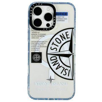 Чехол Transparent CaseTify Magnetic для iPhone X/Xs Stone Island 214-04339 фото