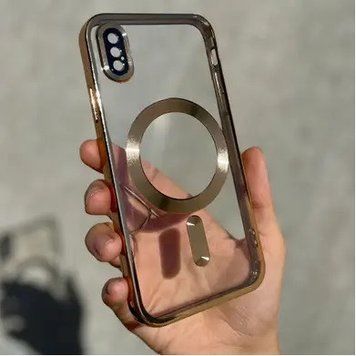 Чохол Wave TPU Metallic with Magsafe з закритою камерою для iPhone X/Xs Золотий 214-01381 фото