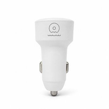 Автомобільний зарядний пристрій WUW-C243 PD20W+ PD20W White WUW-C243W фото