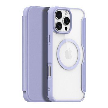 Чехол-книжка Dux Ducis Skin X Pro with MagSafe для iPhone 16 Pro Pure Purple 757-00519 фото