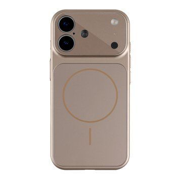 Чехол AG-Glass Lens Protection with Magsafe для iPhone 17 Gold 555-04386 фото