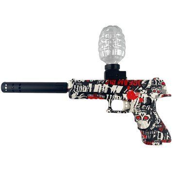 Пістолет на гідрогелевих кульках (орбізах) Glokk Black / Red ILSO-00000079735-2 фото