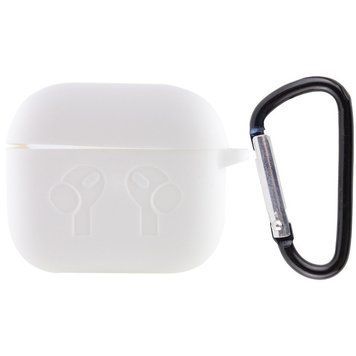 Силиконовый футляр для наушников AirPods 3 White 203-00256 фото