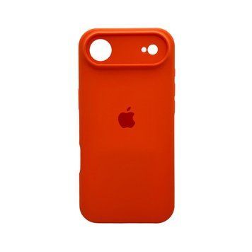 Силіконовий чохол з закритою камерою для iPhone 17 Air Orange 666-04404 фото