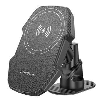 Держатель для мобильного с БЗП BOROFONE BH216 Adelante magnetic wireless fast charging car holder(center 656-00532 фото