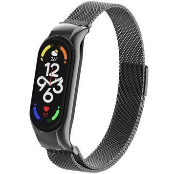 Ремешок Milanese Loop Design для Xiaomi Mi Band 3/4 Черный 212-01212 фото