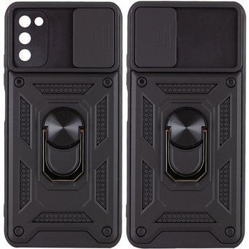 Ударостійкий чохол Camshield Serge Ring для Samsung Galaxy A03s Black 777-04680 фото
