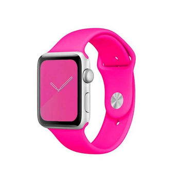Силіконовий ремінець для Apple Watch 42/44/45/49 мм Shiny Pink 212-00685 фото