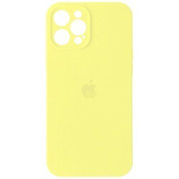 Силіконовый чохол з закритою камерою для iPhone 12 Pro Yellow 208-00815 фото