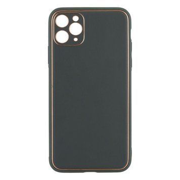 Чохол Leather Gold with Frame для iPhone 11 Pro Max Navy Green 207-00341 фото