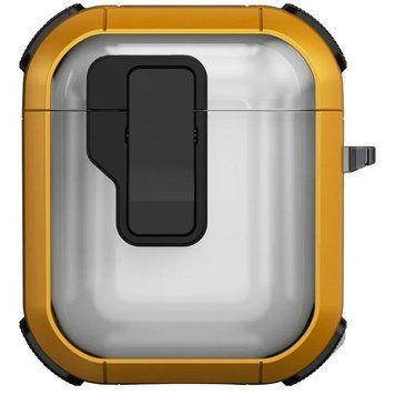 Футляр противоударный Locking Button для наушников Airpods 1/2 Yellow 203-00406 фото