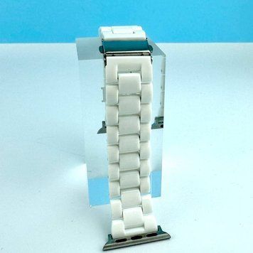 Ремінець Ceramic with stainless steel для Apple Watch 42/44/45/49 Білий 212-00801 фото