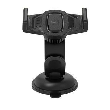 Тримач для мобільного HOCO CA40 Refined suction cup base in-car dashboard phone holder Black 656-00480 фото