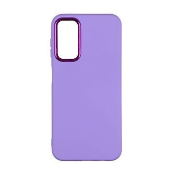 Чехол Silicone Cover Metal frame для Samsung Galaxy A14 4G (A145) / A14 5G (A146) Elegant purple 208-03417 фото