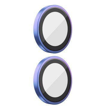 Захисне скло BlueO Metal на камеру для Apple iPhone 16 (6.1") / 16 Plus (6.7") Бузковий / Colorful 777-08397 фото