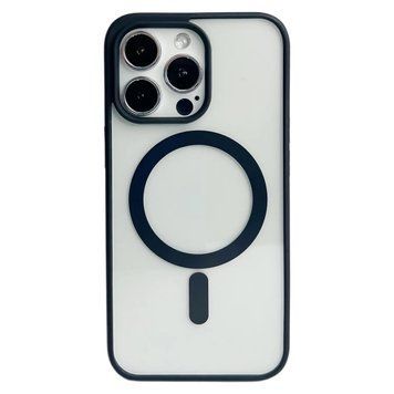 Силиконовый чехол Clear Color Case with MagSafe для iPhone 11 Pro Max Черный 214-00407 фото