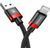 Кабель Baseus Cafule Cable USB For iP 2A 3m Red+Black CALKLF-R91 фото