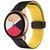 Силиконовый ремешок Classy для Smart Watch 20mm Black / Yellow 212-01466 фото