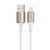 Кабель Proove Flex Metal USB to Lightning 2.4A (1m) white 656-02579 фото