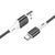 Кабель BOROFONE BX79 USB to Type-C 3A, 1m, silicone, silicone connectors, Black 6974443384789 фото