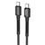 Кабель USB Hoco X71 Спеціальний Type-C to Type-C PD 60W 3A 1m Чорний 209-00343 фото
