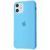 Силиконовый чехол для iPhone 11 Blue 208-00228 фото
