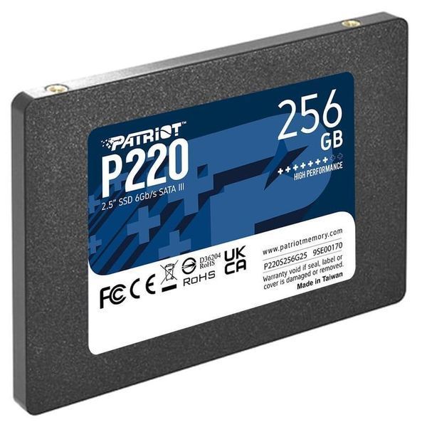 Накопитель SSD Patriot P220 256GB 2.5" 7mm SATAIII P220S256G25 фото