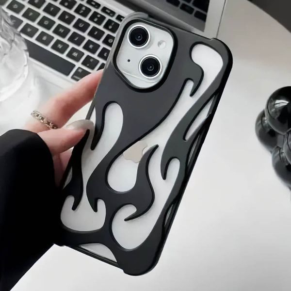 Чехол TPU WinFire для iPhone 14 (6.1") Black 555-00589 фото