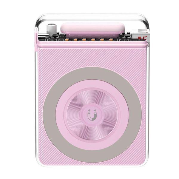 Power Bank XO PR226 Mini Transparent Magnetic Absorption 15W 10000mAh Черный 656-01499 фото