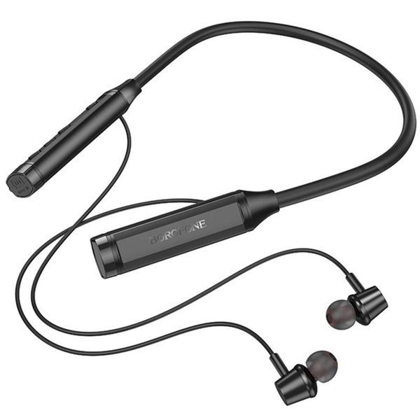Наушники BOROFONE BE66 Motor neck-mounted BT headset Black 656-00872 фото