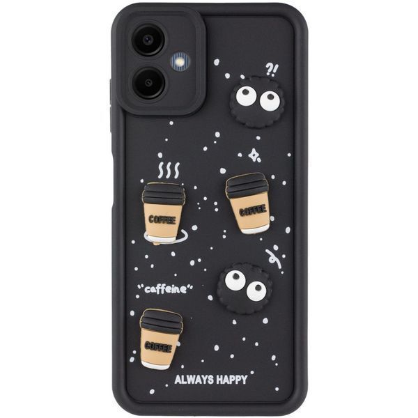 Чехол TPU Toys Case для Samsung Galaxy A06 Black/Always Happy 777-03866 фото