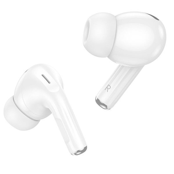 Бездротові навушники HOCO EW56 Plus Generoso true wireless ANC noise reduction BT headset White 656-01637 фото