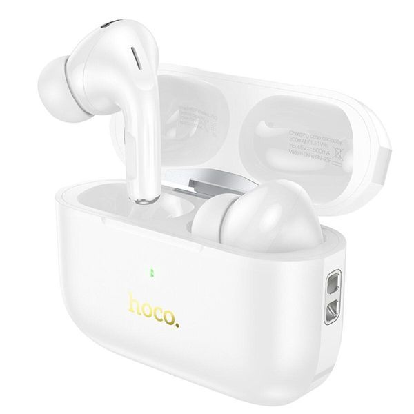 Бездротові навушники HOCO EW56 Plus Generoso true wireless ANC noise reduction BT headset White 656-01637 фото