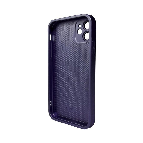 Чехол для смартфона AG Glass Matt Frame Color для iPhone 11 Deep Purple 666-00524 фото