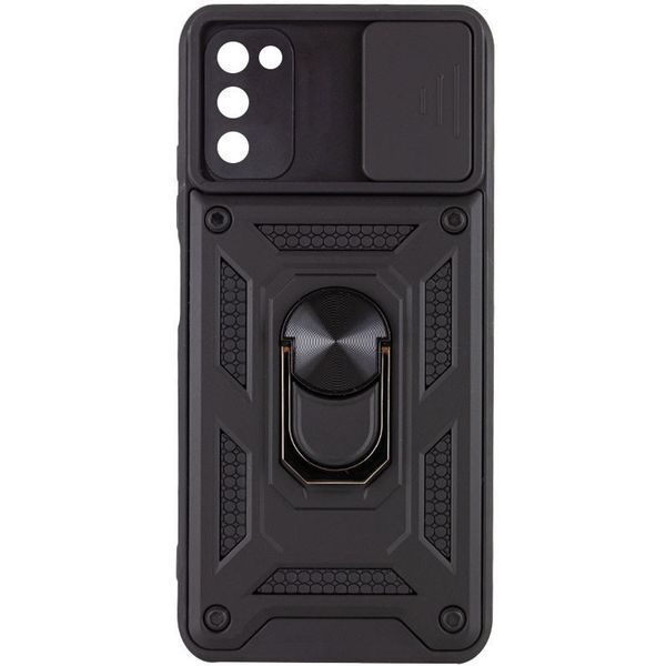 Ударостійкий чохол Camshield Serge Ring для Samsung Galaxy A03s Black 777-04680 фото