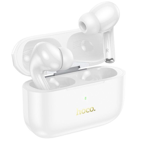 Бездротові навушники HOCO EW56 Plus Generoso true wireless ANC noise reduction BT headset White 656-01637 фото