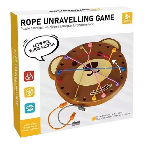 Настольная интерактивная игра Ummi ME-241 Cute Bear Rope Unravelling Game 656-03329 фото