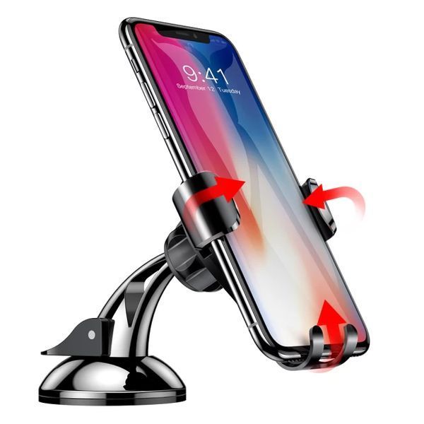 Автодержатель для телефона Baseus Osculum Type Gravity Car Mount Black SUYL-XP01 фото
