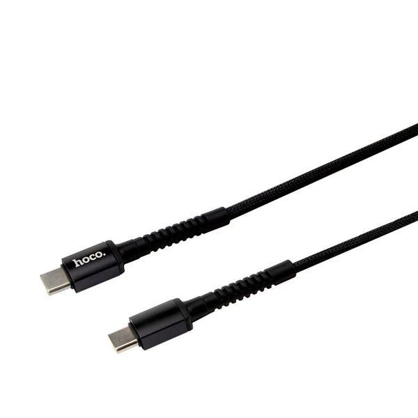 Кабель USB Hoco X71 Спеціальний Type-C to Type-C PD 60W 3A 1m Чорний 209-00343 фото
