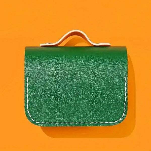 Шкіряний футляр Briefcase для навушників AirPods Pro Orange 203-00356 фото