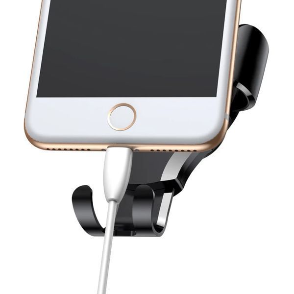 Автодержатель для телефона Baseus Osculum Type Gravity Car Mount Black SUYL-XP01 фото