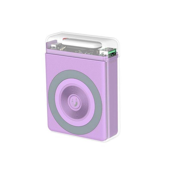 Power Bank XO PR226 Mini Transparent Magnetic Absorption 15W 10000mAh Черный 656-01499 фото