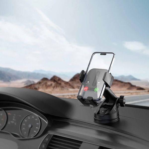 Автодержатель Proove Crystal Clamp Suction Type Car Mount black 656-02629 фото